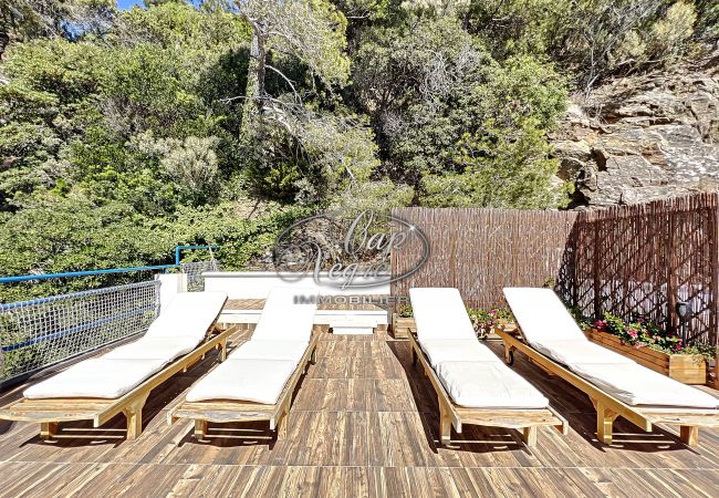 Villa in Le Lavandou - Villa for 10 people direct access to the beach