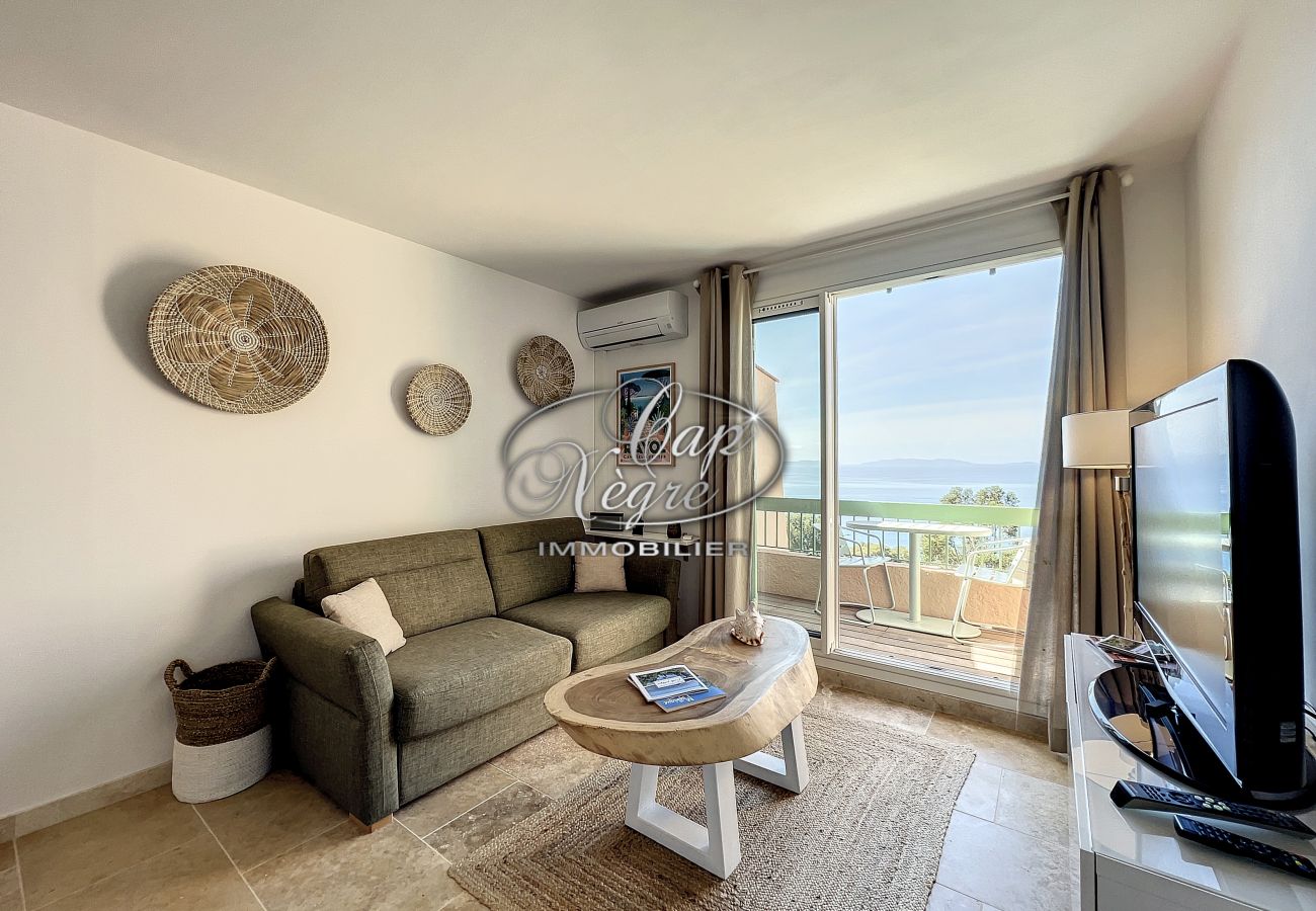 Apartment in Rayol-Canadel-sur-Mer - Modern apartment with sea view near the beach in Rayol-Canadel