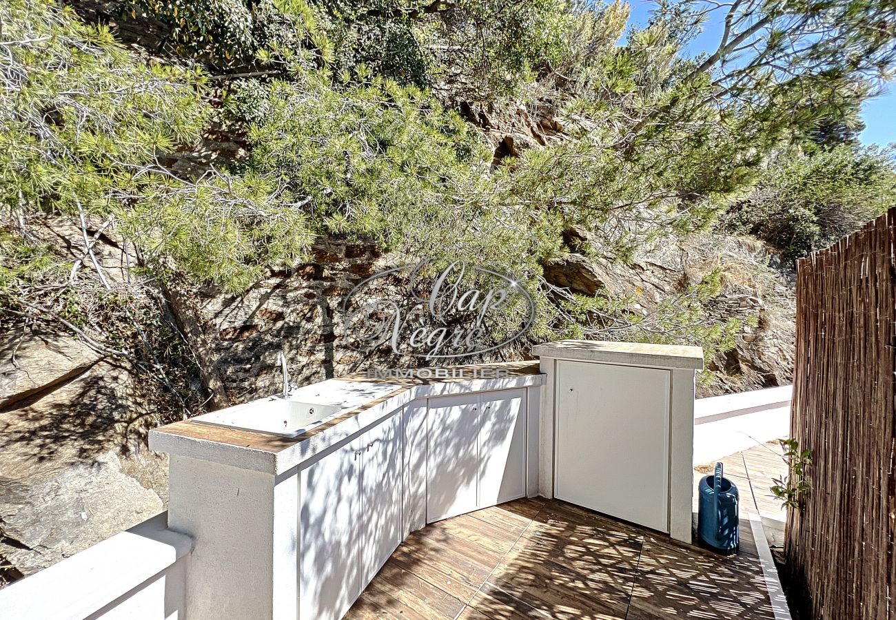 Villa à Le Lavandou - Maison pieds dans l'eau avec rooftop et port privé à Cavalière